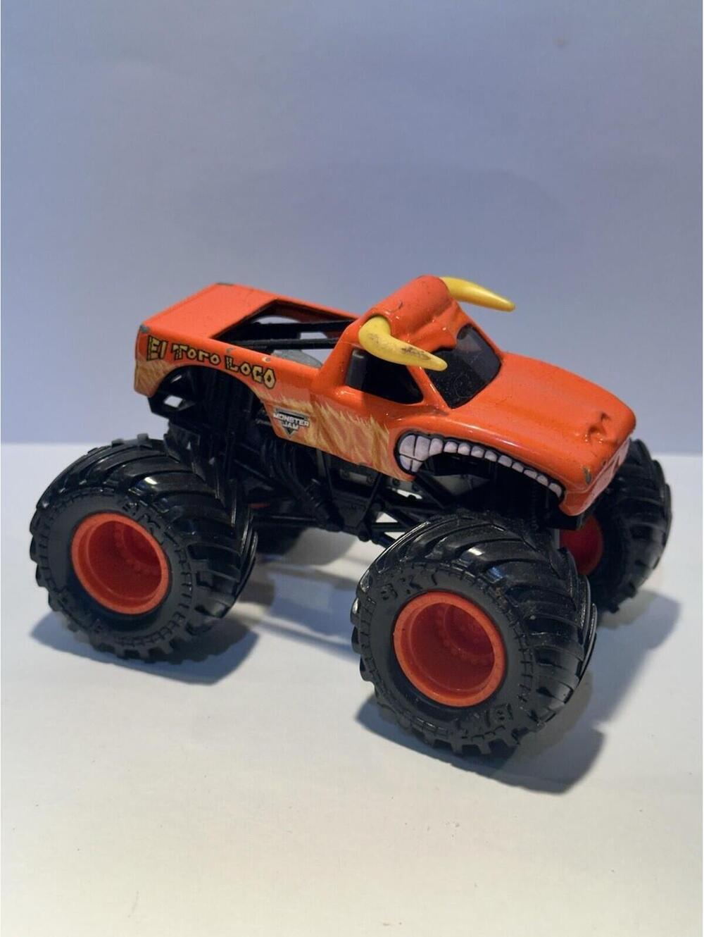 Monster Jam El Toro Loco Orange Wheels Loose Truck 1/64 Diecast Black Frame 2021